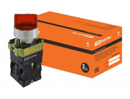 Переключатель BK 2465 2 положения красный 1з+1р TDM