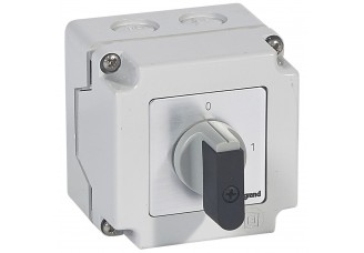 Выключатель PR12 "0-1" 16А 4Р в боксе 76х76мм IP65