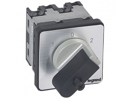 Переключатель PR12 "1-0-2" 45гр. 16А 2Р Legrand