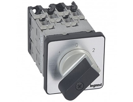 Переключатель PR17 "1-0-2" 45гр. 20А 1Р Legrand