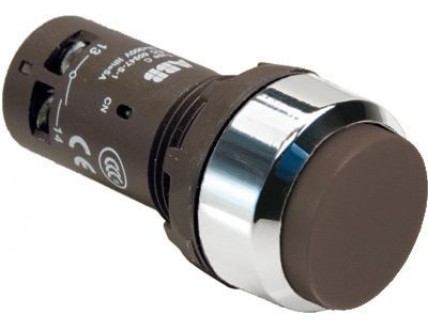 Кнопка CP3-30B-01 черная без фикс 1HЗ
