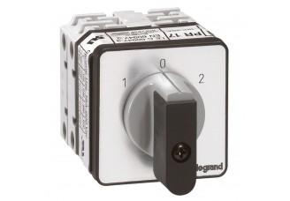 Переключатель PR17 "1-0-2" 45гр. 20А 3Р Legrand