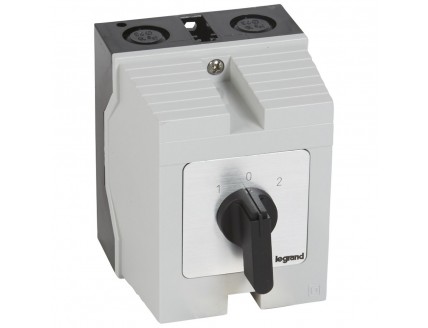 Переключатель PR26 "1-0-2" 32А 2Р в боксе 96х120мм IP65