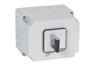 Переключатель PR40 "1-0-2" 50А 4Р в боксе 135х170мм IP55