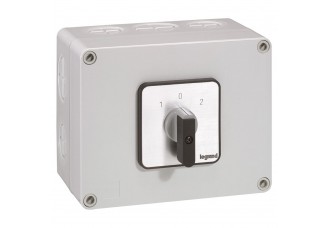 Переключатель PR40 "1-0-2" 50А 3Р в боксе 135х170мм IP55