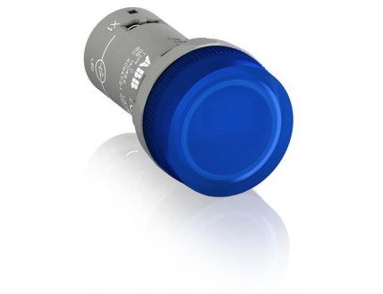 Лампа CL2-501L синяя со встроенным светодиодом 12В DC