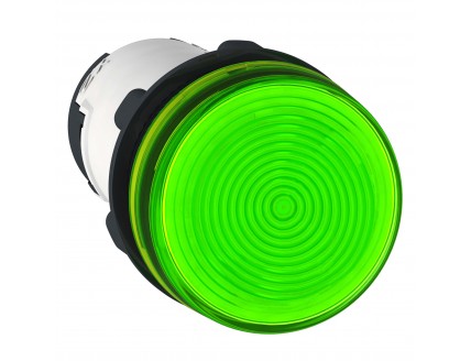 Сигнальная лампа с редуктором зеленая 230В 2,6Вт