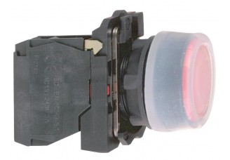 Кнопка красная потайная IP66 (1НЗ)