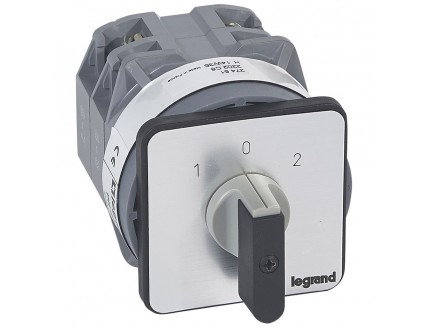Переключатель PR40 "1-0-2" 45гр. 50А 3Р Legrand