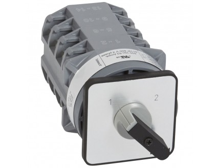 Переключатель PR12 "1-0-2" 90гр. 16А 1Р Legrand