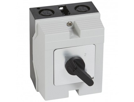 Переключатель PR12 "1-2" 16А 4Р в боксе 96х120мм IP65