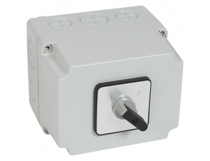 Переключатель PR63 "1-2" 63А 4Р в боксе 135х170мм IP55