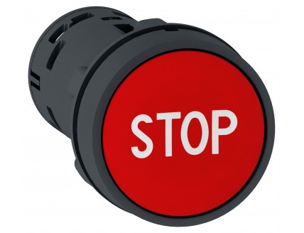 КНОПКА 22ММ КРАСНАЯ 1НЗ С МАРКИРОВК STOP