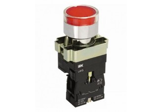 Кнопка управления LAY5-BW3461 с подсветкой красная 1з ИЭК