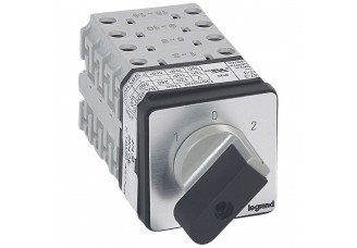 Переключатель PR21 "1-0-2" 45гр. 25А 2Р Legrand