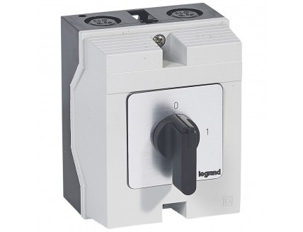 Переключатель PR12 "1-0-2" 16А 1Р в боксе 96х120мм IP65