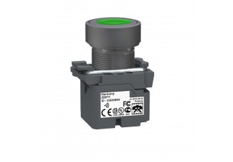БЕСПРОВОДНАЯ КНОПКА С ЗЕЛЕНЫМ ТОЛКАТЕЛЕМ ZB5RTA3