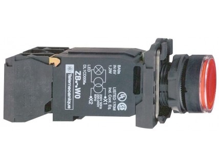 КНОПКА 22ММ 230В КРАСНАЯ С ПОДСВЕТКОЙ XB5AW3445