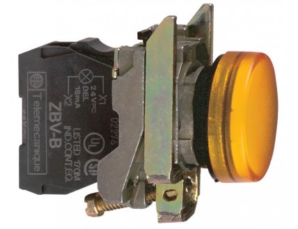 Сигнальная лампа-светодиод желтая 220В