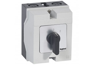 Переключатель PR12 "1-0-2" 16А 4Р в боксе 96х120мм IP65