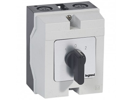 Переключатель PR12 "1-0-2" 16А 4Р в боксе 96х120мм IP65