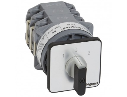 Переключатель PR40 "1-0-2" 45гр. 50А 4Р Legrand