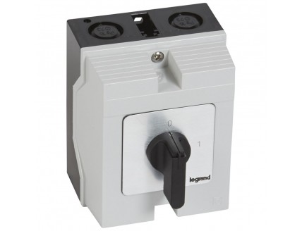 Выключатель PR21 "0-1" 25А 2Р в боксе 96х120мм IP65