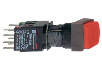 КНОПКА 16ММ КРАСНАЯ С ВОЗВРАТОМ XB6DL42B