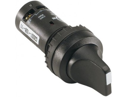 Переключатель C3SS1-10B-11 3-х позиционный черный 1НО1НЗ с фиксацией