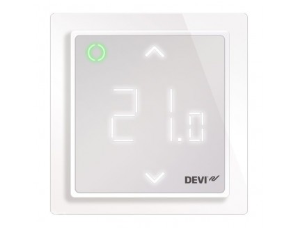 Терморегулятор встр. DEVIreg™ Smart с Wi-Fi интеллектуальный, белый, 16А DEVI