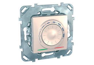 Термостат для пола Unica 10А, 250В, датчик температуры 19х7 мм слоновая кость