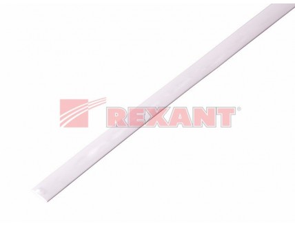Трубка термоусаживаемая 6/3 мм белая Rexant