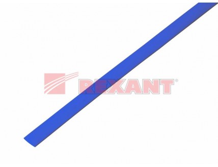 Трубка термоусаживаемая 5/2,5 мм синяя Rexant