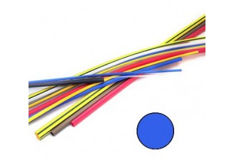 Трубка термоусаживаемая (3:1) тонкостенная 6/2мм синяя 3М