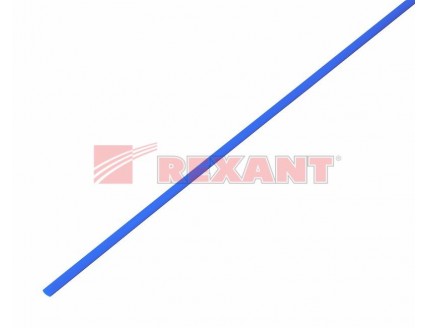 Трубка термоусаживаемая 1/0,5 мм синяя REXANT