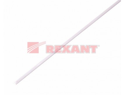 Трубка термоусаживаемая 1/0,5 мм белая REXANT