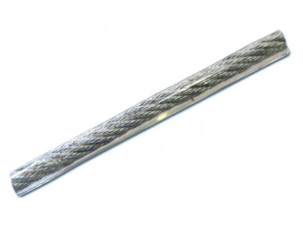 Трос Д= 4мм стальной в изоляции PVC 4/5 мм