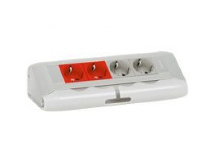 БР 4X2К+З +3RJ45 Кат6 UTP 1м