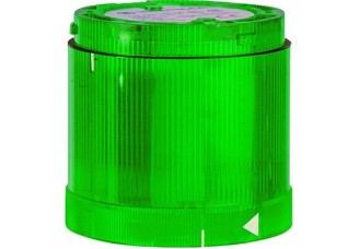 Сигнальная проблесковая лампа зеленая KL70-203G 24 В DC ( ксеноновая лампа включена )
