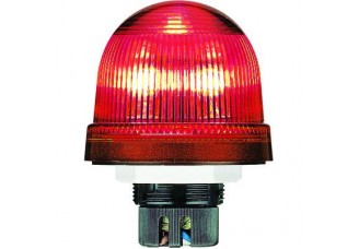 Сигнальная проблесковая лампа-маячок со светодиодами красная KSB-307R 24 В AC/DC