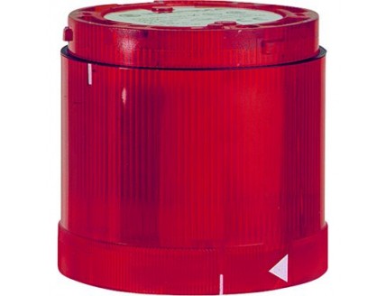 Сигнальная проблесковая лампа красная KL70-123R 230 В AC ( ксеноновая лампа включена )