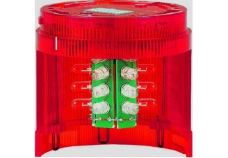 Сигнальная проблесковая лампа со светодиодами красная KL70-307R 24 В AC/DC