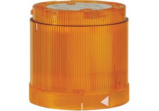 Сигнальная проблесковая лампа желтая KL70-203Y 24 В DC ( ксеноновая лампа включена )