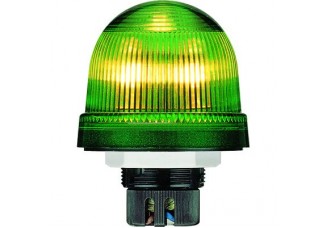 Сигнальная мигающая лампа-маячок со светодиодами зеленая KSB-306G 24 В AC/DC