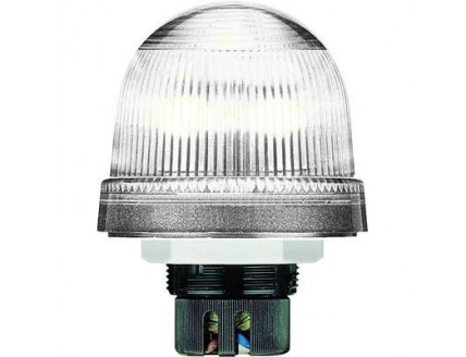 Сигнальная лампа-маячок KSB-401C прозрачная постоянного свечения 12-230 В АС/DC