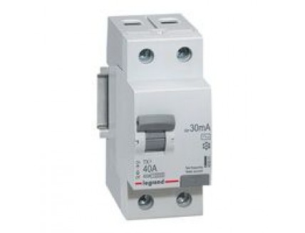 Устройство защитного отключения Legrand АС TX3 двуполюсное 40А 30mA