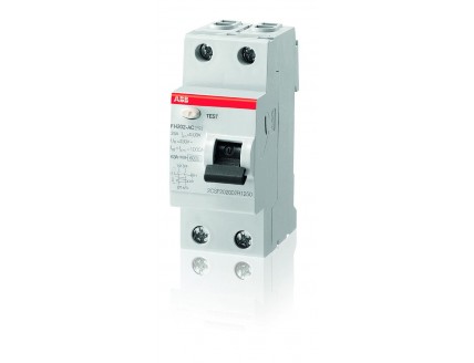 Устройство защитного отключения 2 полюса 25A 30ma тип AC ABB