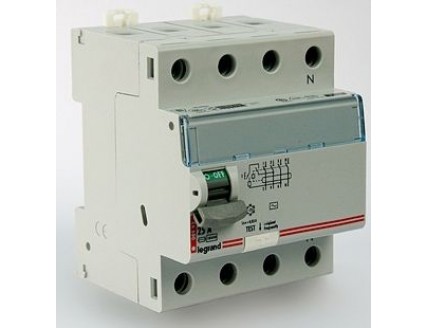 Устройство защитного отключения 4-пол. 25А 30mA тип АС DX3 Legrand
