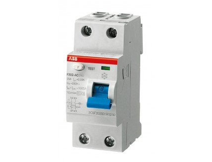 Устройство защитного отключения 2-пол. 63A 300mA тип A ABB