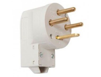 Вилка угловая 3P+E Legrand 400В/32А бежевый